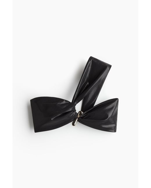 H&M Black One-Shoulder-Bikinitop