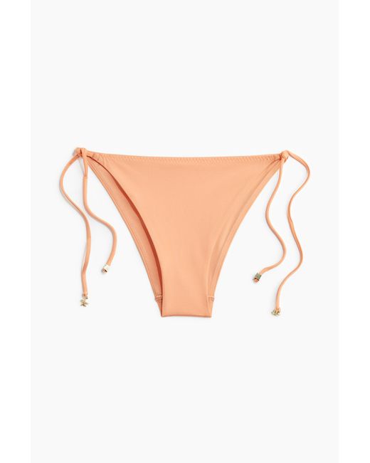 H&M Natural Tie-Tanga Bikinihose