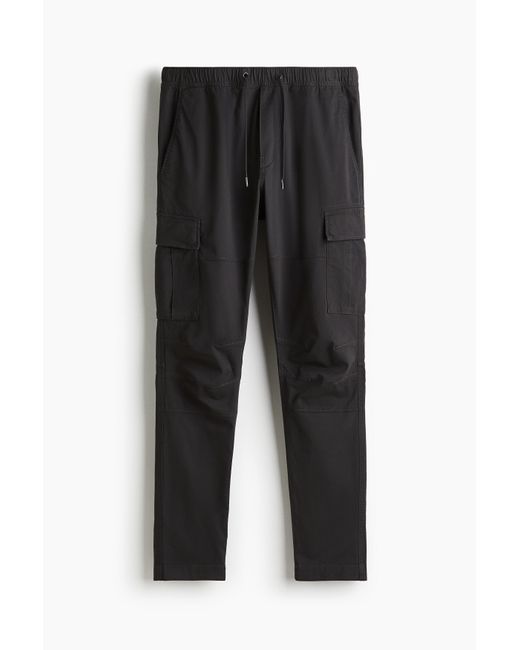 H&M Utilitybroek in het Black voor heren