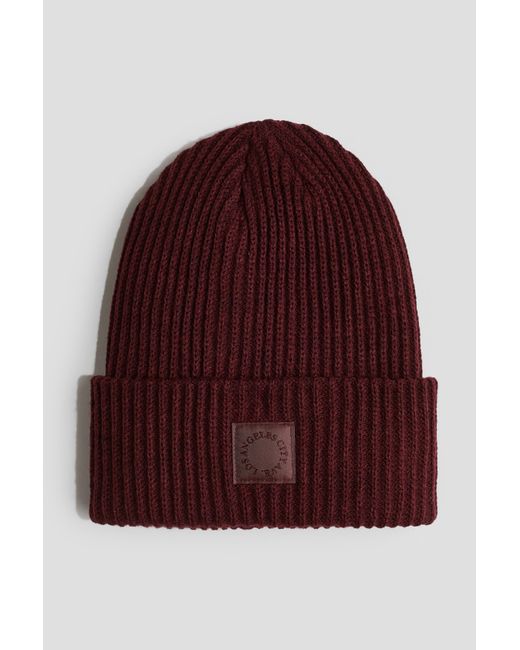 Bonnet Avec Application H&M en coloris Red