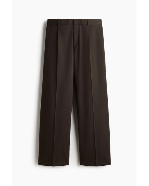 H&M Elegante Hose in Loose Fit in Brown für Herren