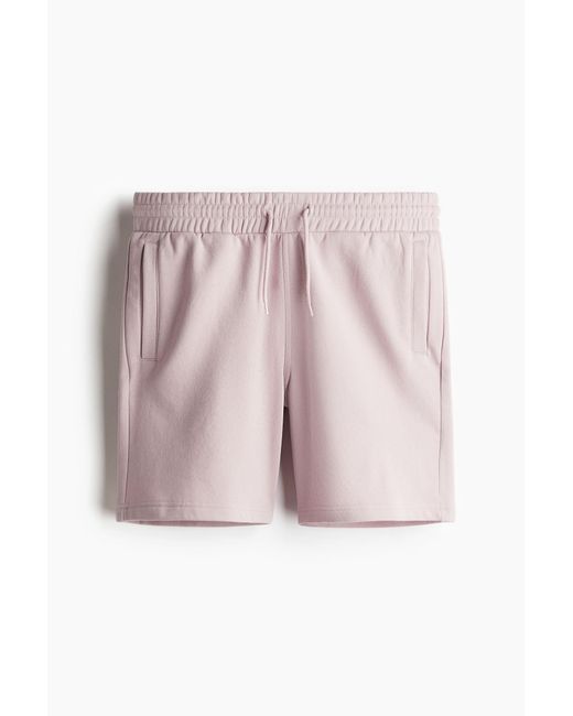 H&M Sweatshorts in Regular Fit in Pink für Herren