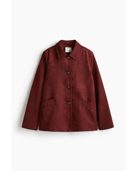 H&M Red Jacke mit Kragen