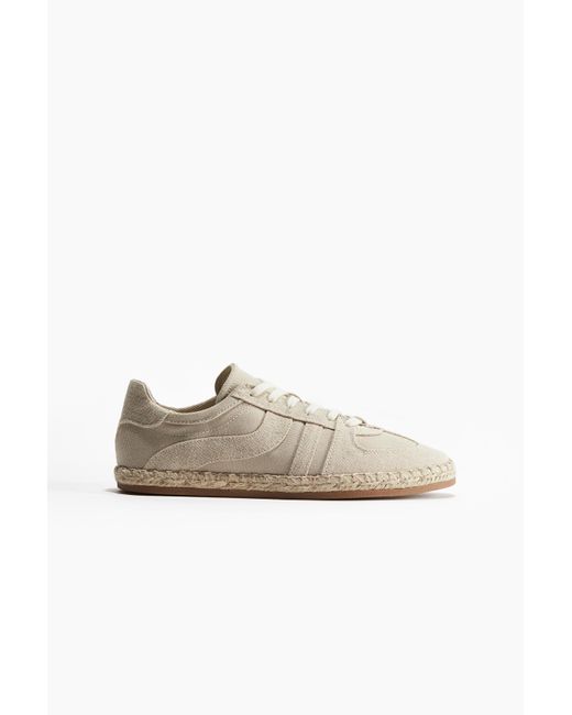 H&M White Espadrille-Sneaker