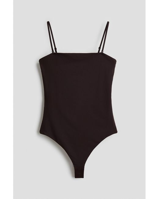 H&M Black Sculpting Bandeau-Tangabody