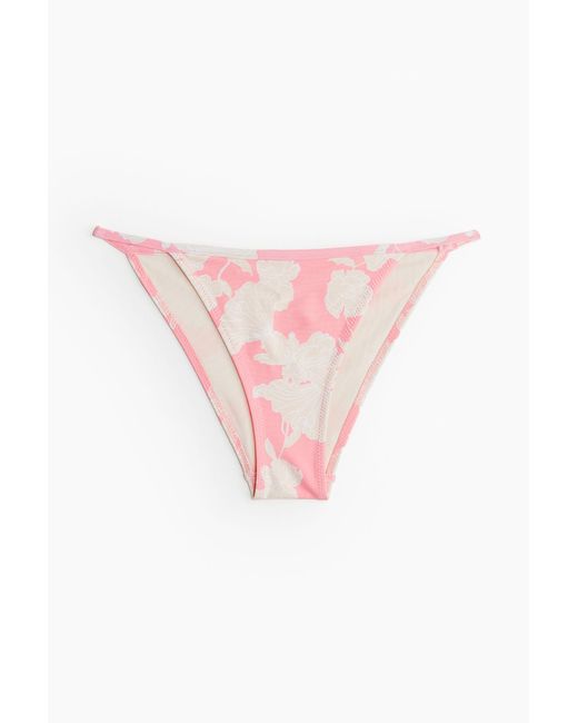 H&M Pink Cheeky Tanga Bikinihose