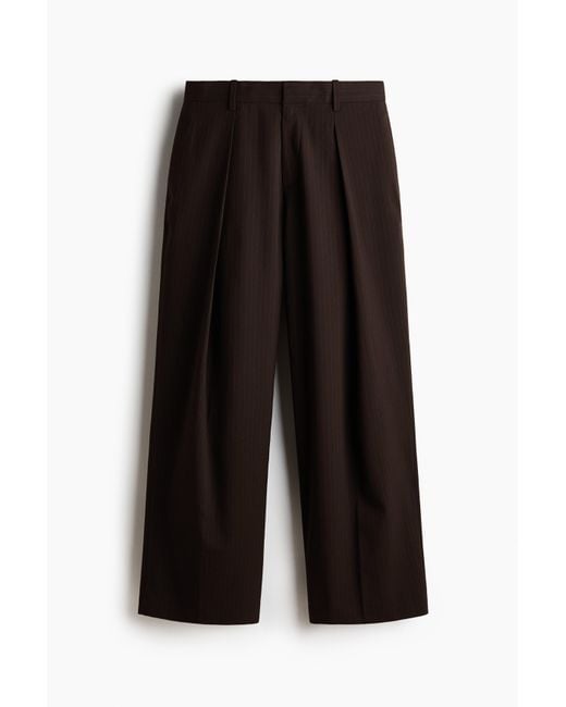 H&M Pantalon in het Black voor heren