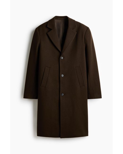 H&M Single-breasted Jas Van Wolmix in het Brown voor heren