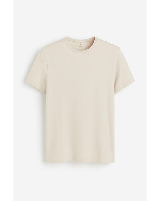T-shirt Slim Fit H&M pour homme en coloris White