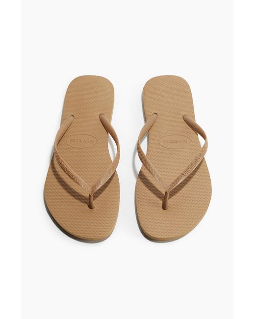 H&M Natural Slim Ii Flip Flop