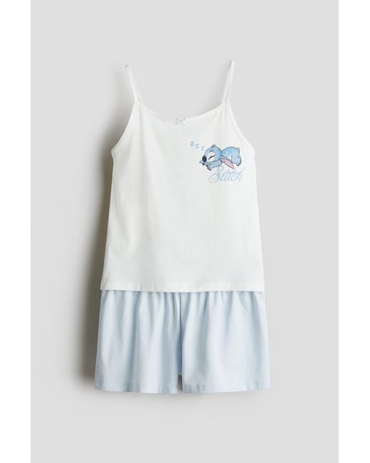 Pyjama En Coton H&M en coloris Blue