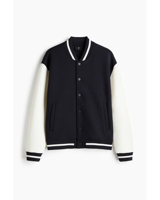 H&M Baseballjack in het Blue voor heren