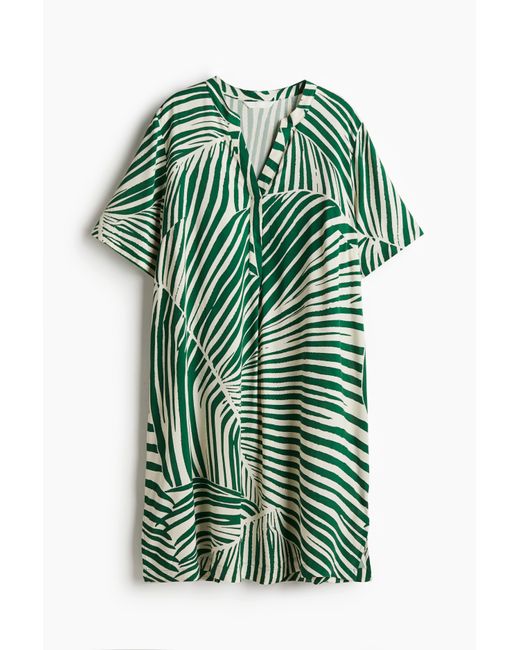 H&M Green Tunikakleid aus Viskose