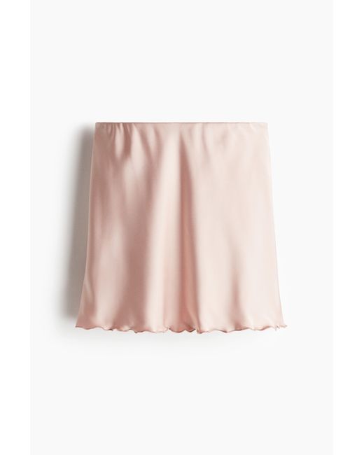 H&M Pink Slipjupe aus Satin