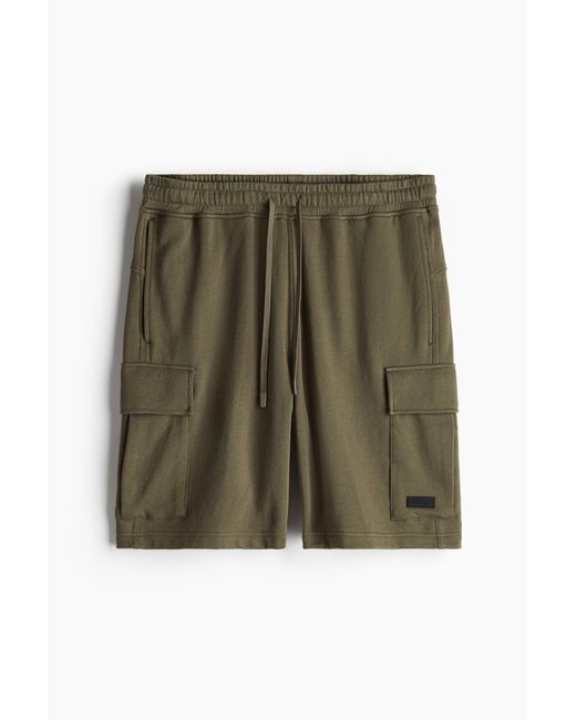 Short cargo H M pour homme en coloris Vert Lyst