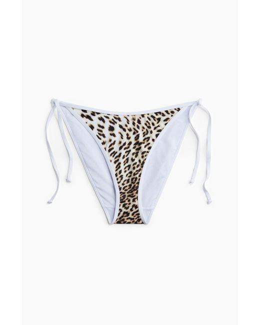 H&M Lelou Bikini Bottom in het White