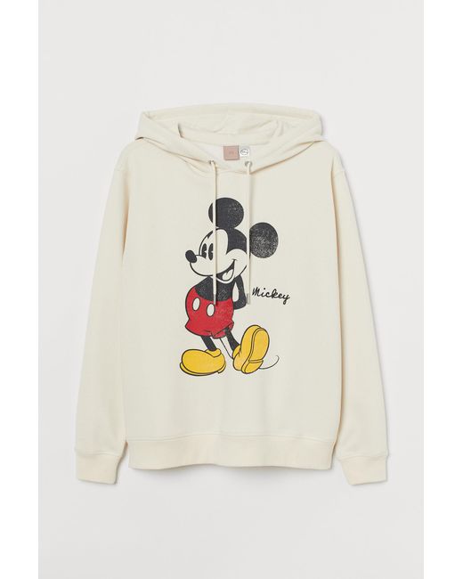 H and m printed hoodie Clearance