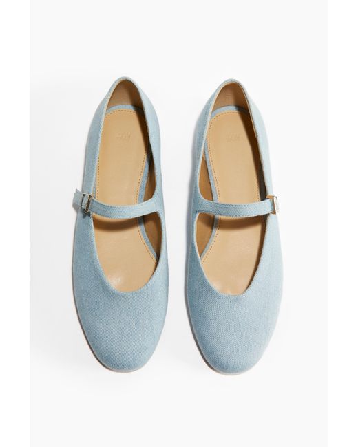 H&M Blue Mary-Janes