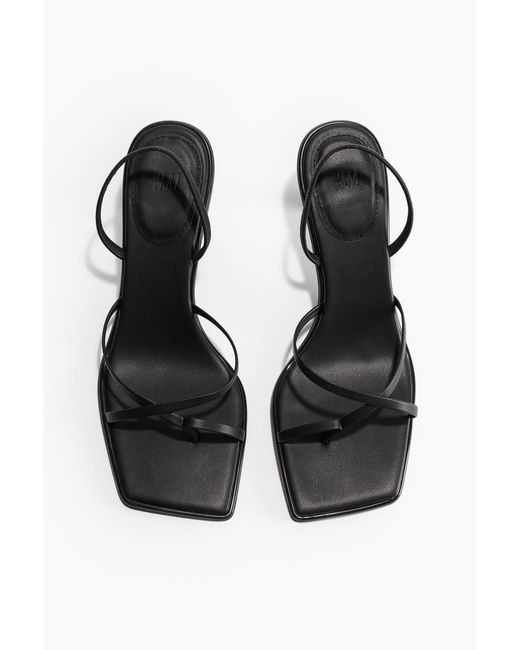 Sandales à talon H&M en coloris Black