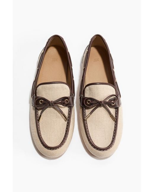 H&M Natural Bootsschuhe
