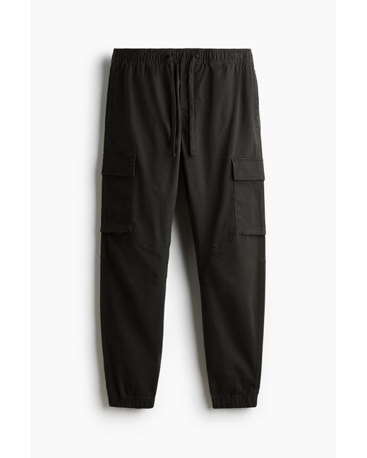 H&M Utilitybroek in het Black voor heren