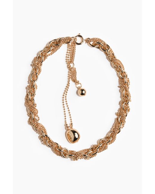 Collier multi-chaînes H&M en coloris White