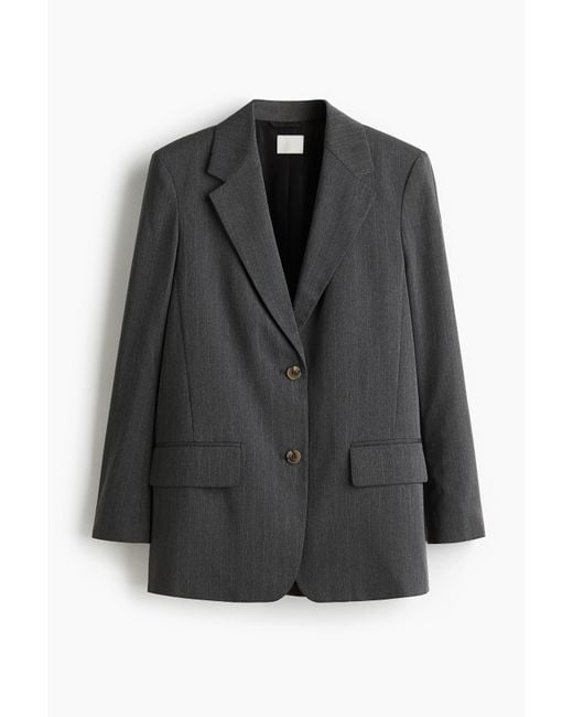 H&M Black Longblazer