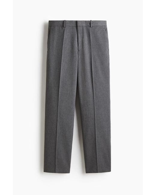 Pantalon De Costume Regular Fit H&M pour homme en coloris Gray