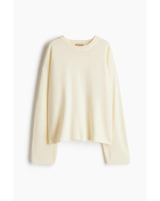 Pull À Bords Roulottés H&M en coloris Natural