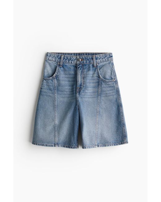 H&M Blue High Denim shorts