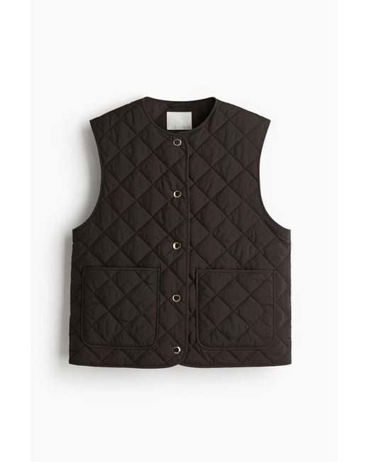 H&M Black Steppweste