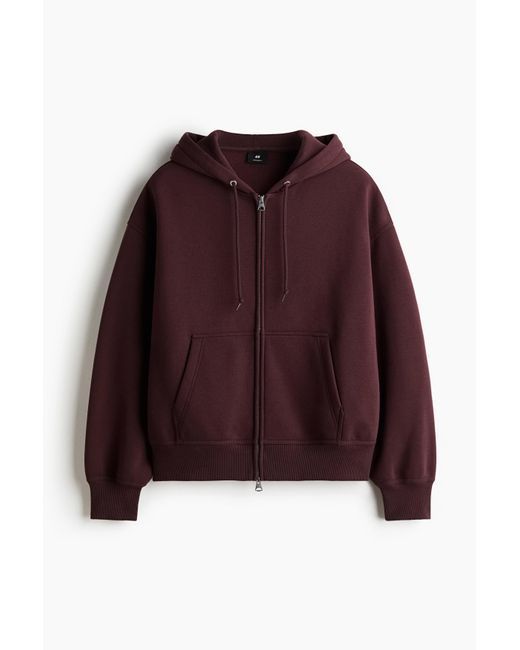 H&M Oversized Capuchonvest in het Red voor heren