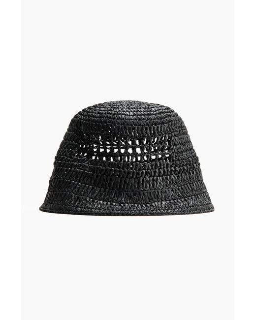 H&M Buckethat Van Stro in het Black voor heren