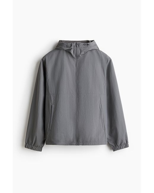 H&M Windjacke mit Kapuze in Gray für Herren