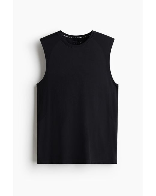Débardeur de sport Muscle Fit DryMoveTM H&M pour homme en coloris Black