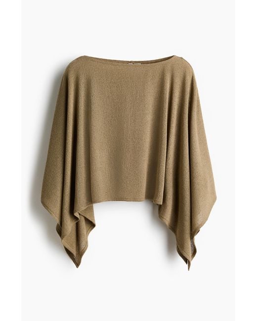 H&M Capetop in het Natural