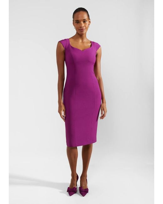 Hobbs Lillia Shift Dress in Purple Lyst UK