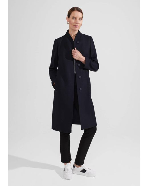 Hobbs navy coat shop