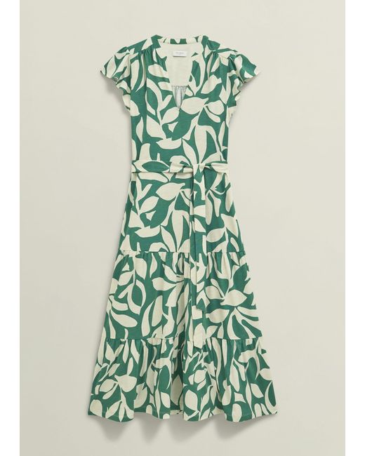 Hobbs Blue Nadine Jersey Dress