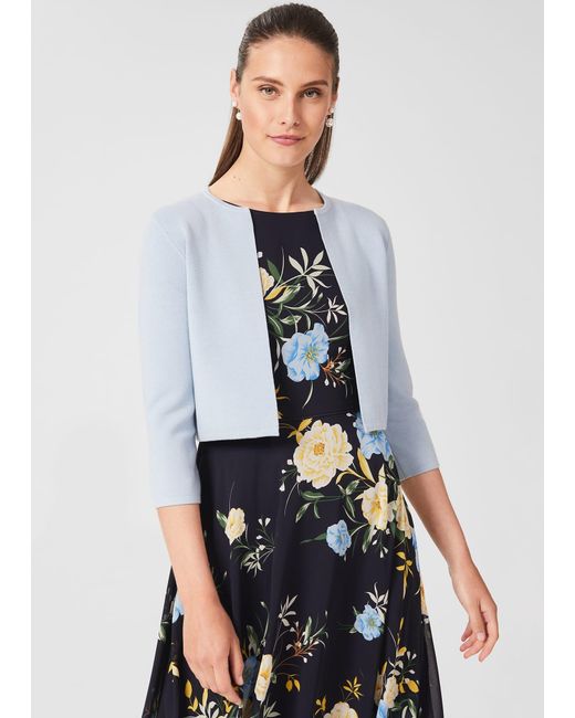 Hobbs White Ella Cardigan