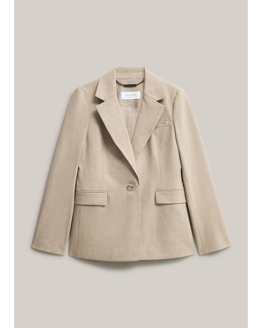 Hobbs Brown Ashleen Single Breasted Jacket