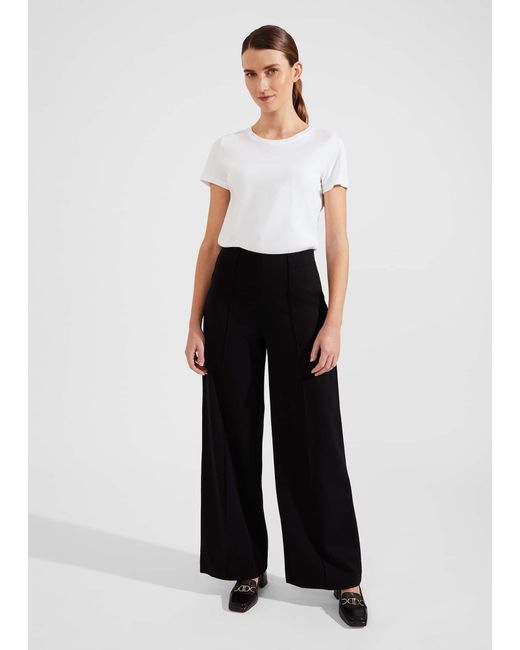 Hobbs White Prim Trousers