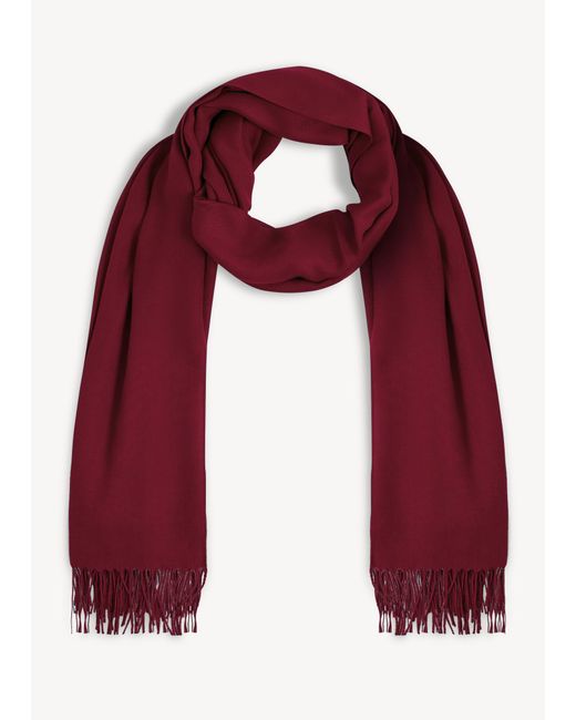 Hobbs Red Matilda Scarf