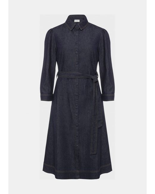 Hobbs Blue Coco Denim Dress