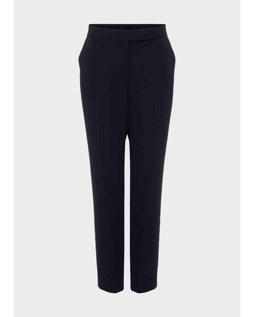 Hobbs White Stevie Tapered Trousers