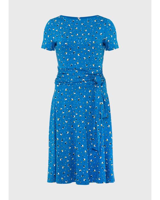 Hobbs Blue Kimmy Jersey Dress
