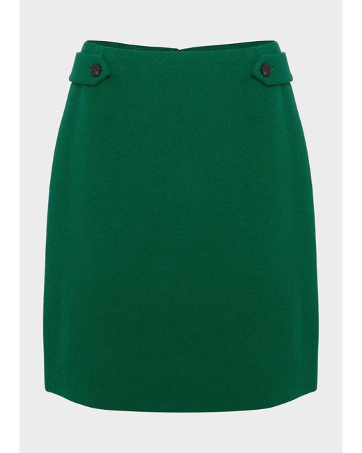 Hobbs Green Maeve Wool Skirt