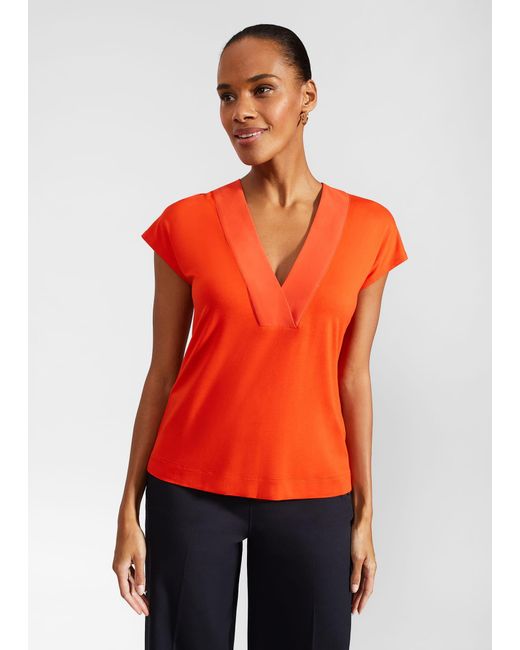 Hobbs Red Jonie Top