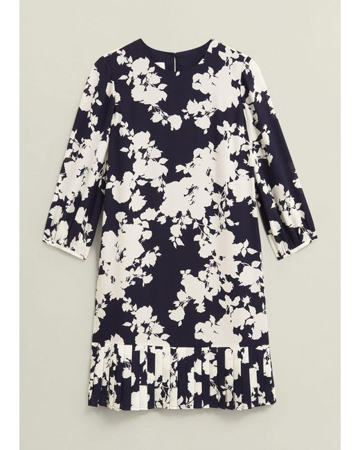 Hobbs White Liana Floral Dress