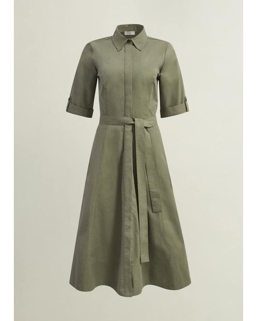 Hobbs Green Riley Cotton Dress